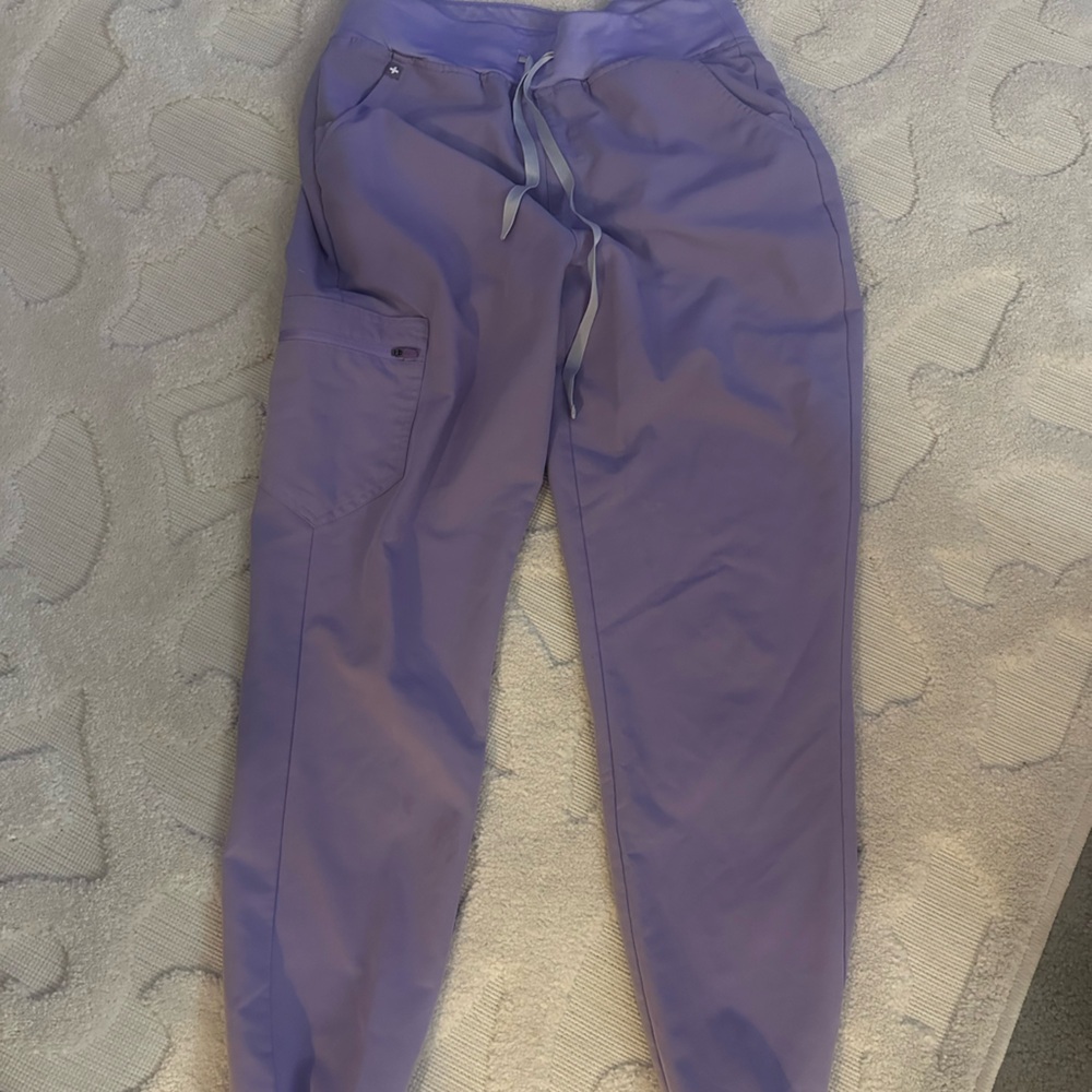 Figs Purple Track Pants